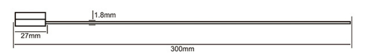 Disposable anti-conterfeiting tag size