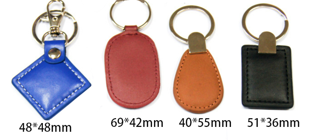 Leather Contactless RFID Keychain