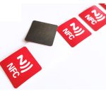 Nfc Stickers On Metal Surface 13.56mhz Rectangle 40*25mm