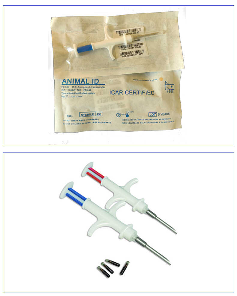 Package of Microchip Glass Capsule Implant Tag