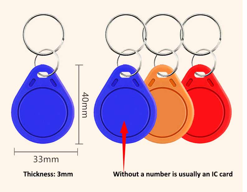 RFID ABS IC Keyfob