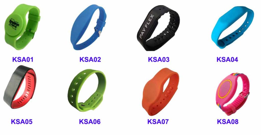 Adjustable Silicone RFID Bracelets